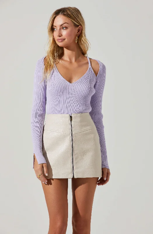 Estefania Shoulder Cutout Sweater