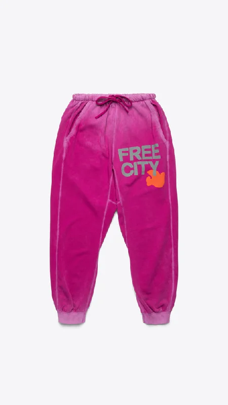 LetsGo OG Supervintage Sweatpants - Hot Fuchsia