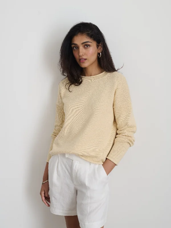 Mariner Rollneck Sweater In Cotton