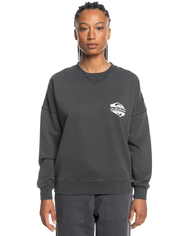 Uni Oversized Crew Sweatshirt in Tarmac