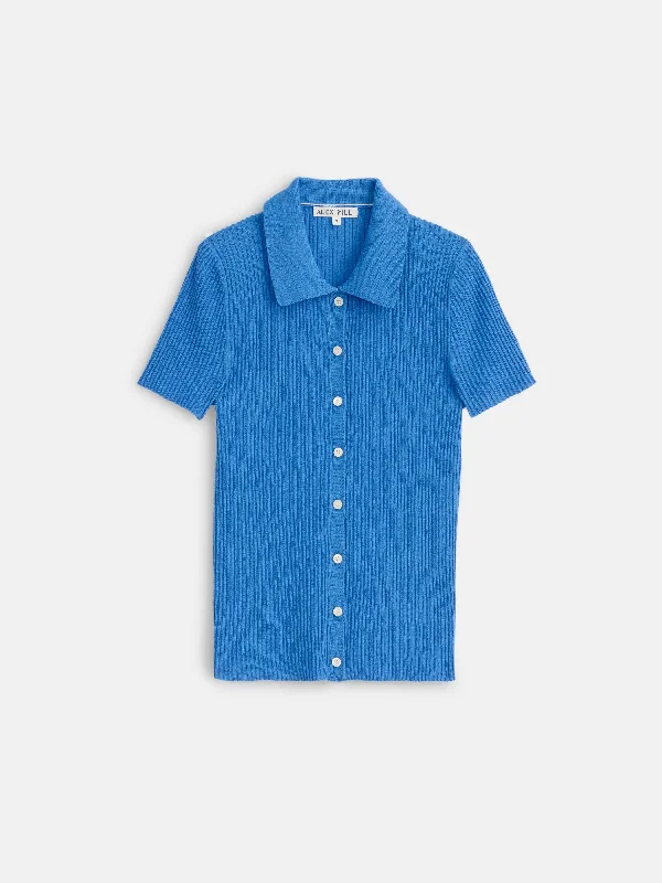 Suzanne Ribbed Polo