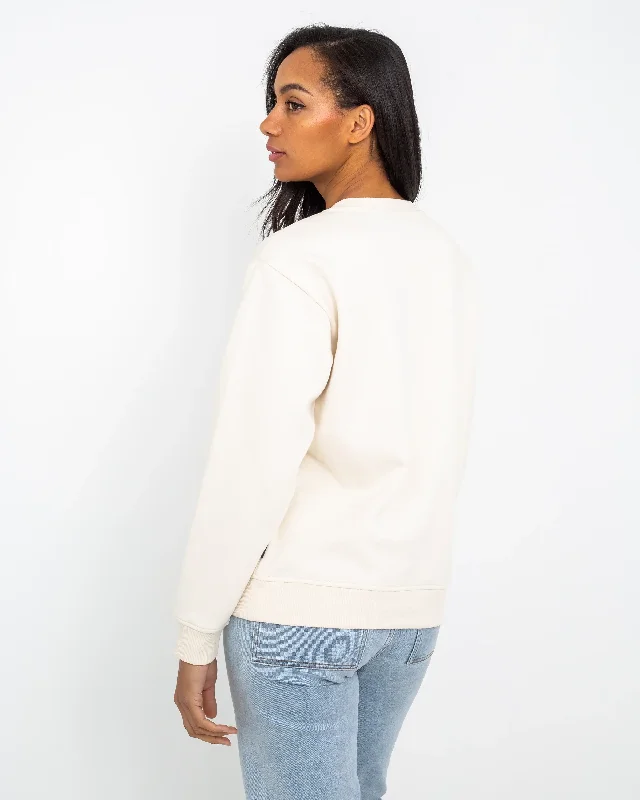 Classic V BFF Crew Sweatshirt in Turtle Dove