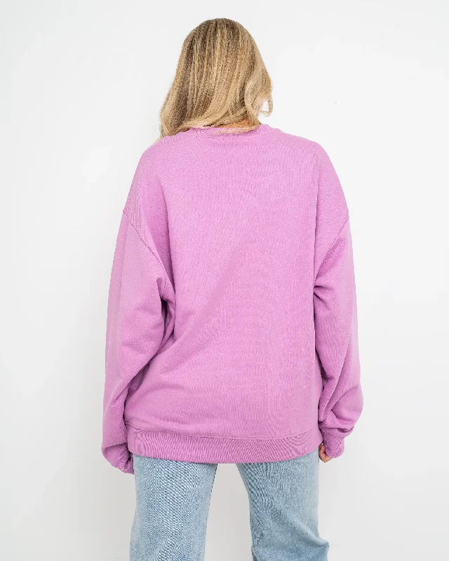 Flying V Sweatshirt in Smoky Grape