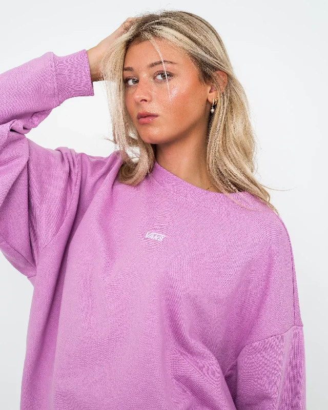 Flying V Sweatshirt in Smoky Grape