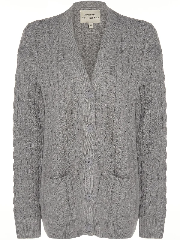 Chunky Button Up Knitted Cardigan