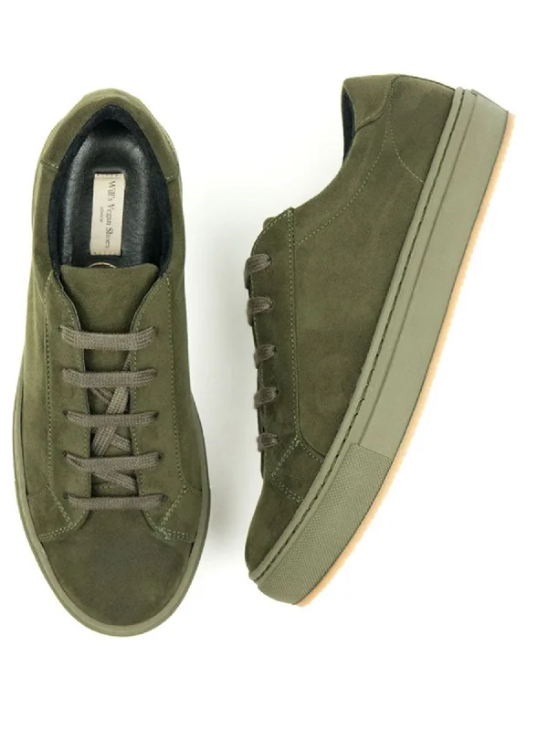 Olive Vegan Suede / UK 3 | EU 36