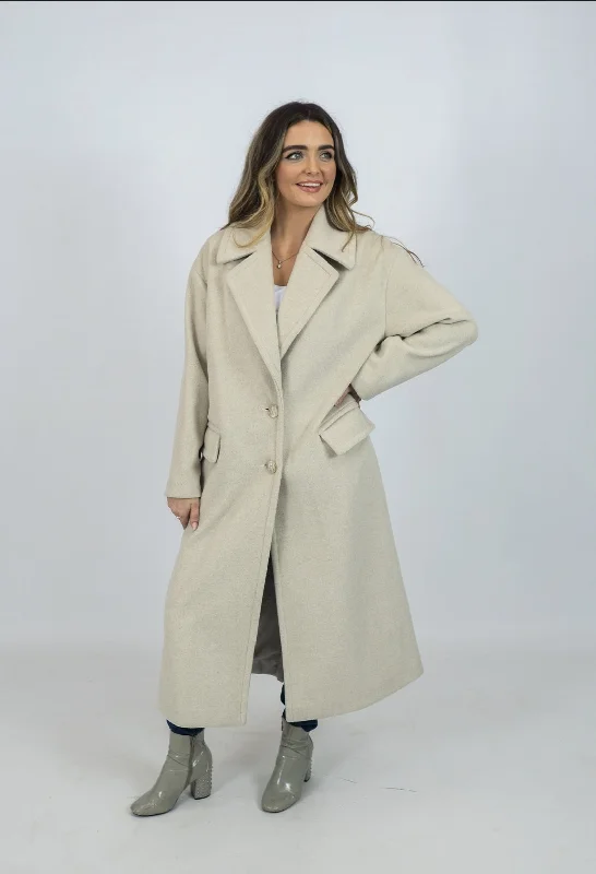 Camelot Beige Wool Coat