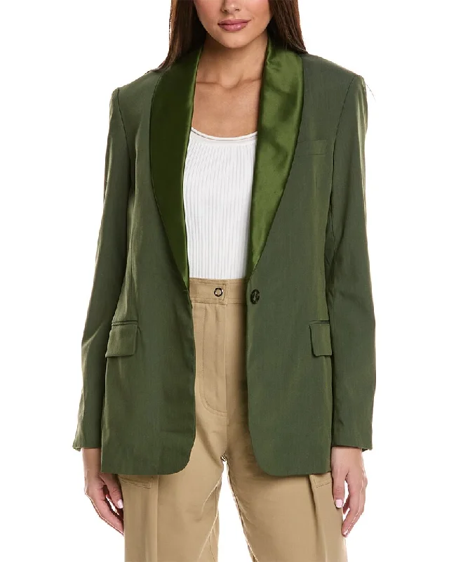 3.1 Phillip Lim Shawl Lapel Wool-Blend Blazer