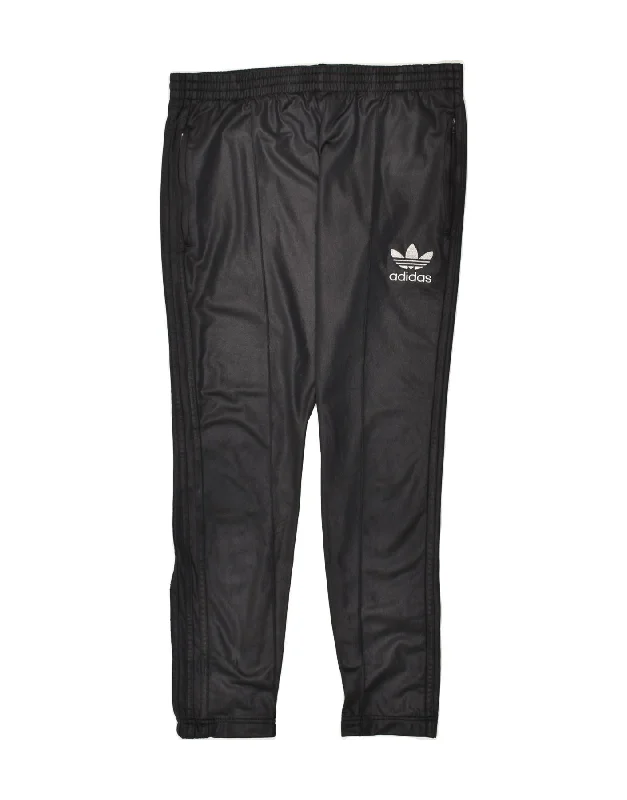 ADIDAS Womens Tracksuit Trousers UK 10 Small Black Polyester