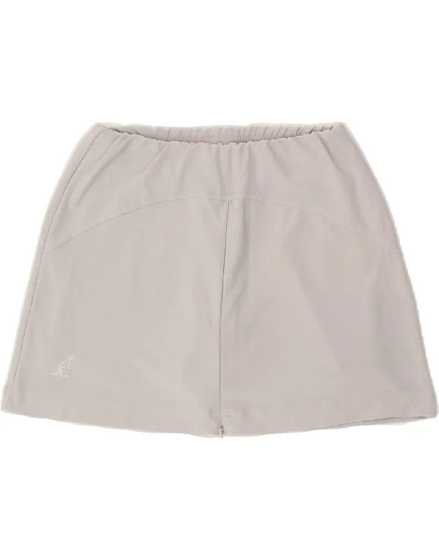 AUSTRALIAN L'ALPINA Womens Skort IT 42 Medium Grey Polyester