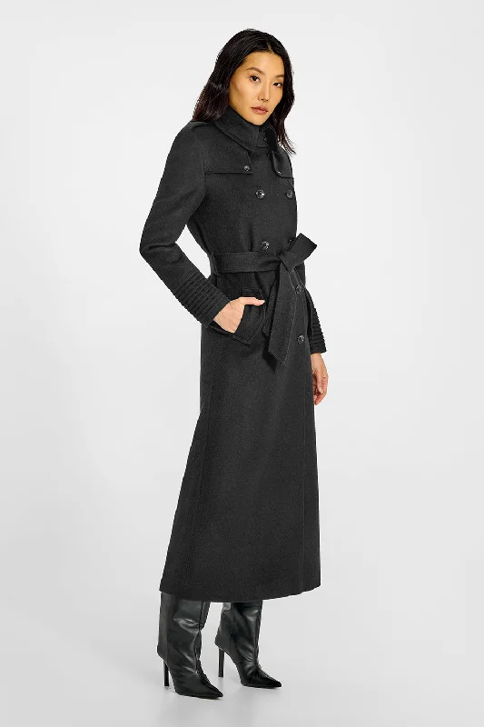 Baby Alpaca Maxi Trench Coat