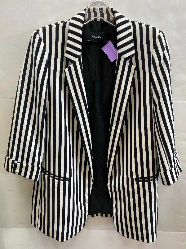 Black & White Blazer Zara Basic, Size M