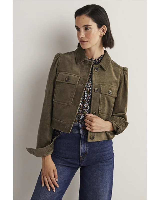 Boden Cropped Cord Jacket