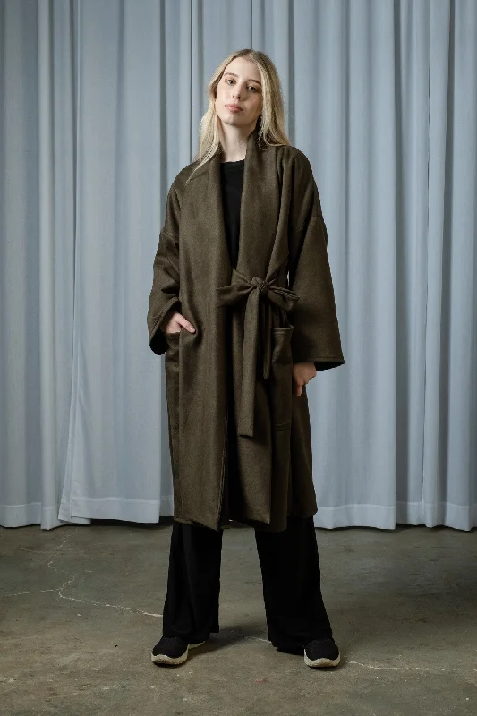 Bow Coat | Olive