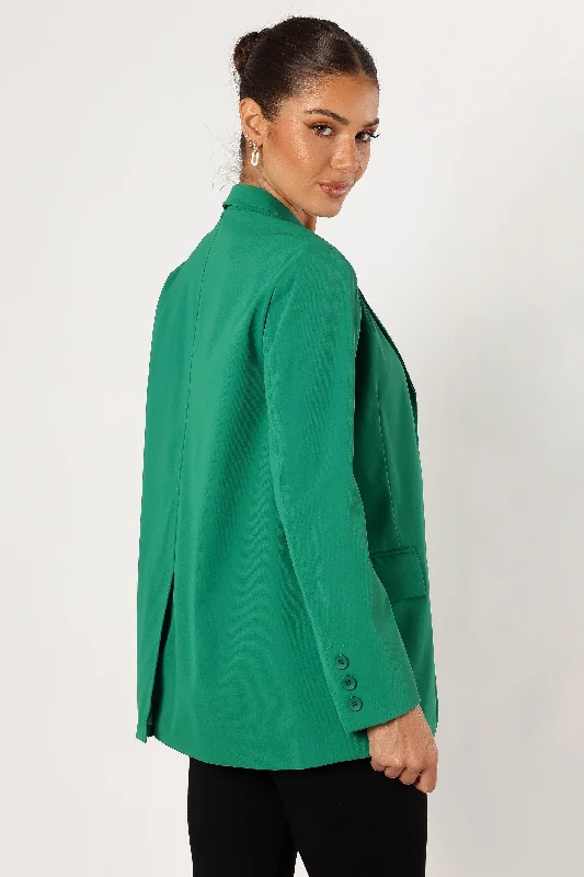 Eileen Fitted Blazer - Green