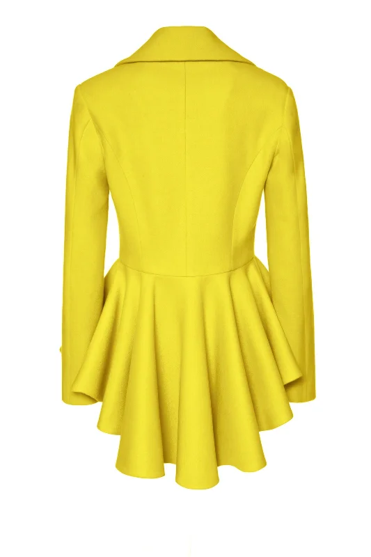 FLOUNCED BLAZER ""INGRID"" IN YELLOW