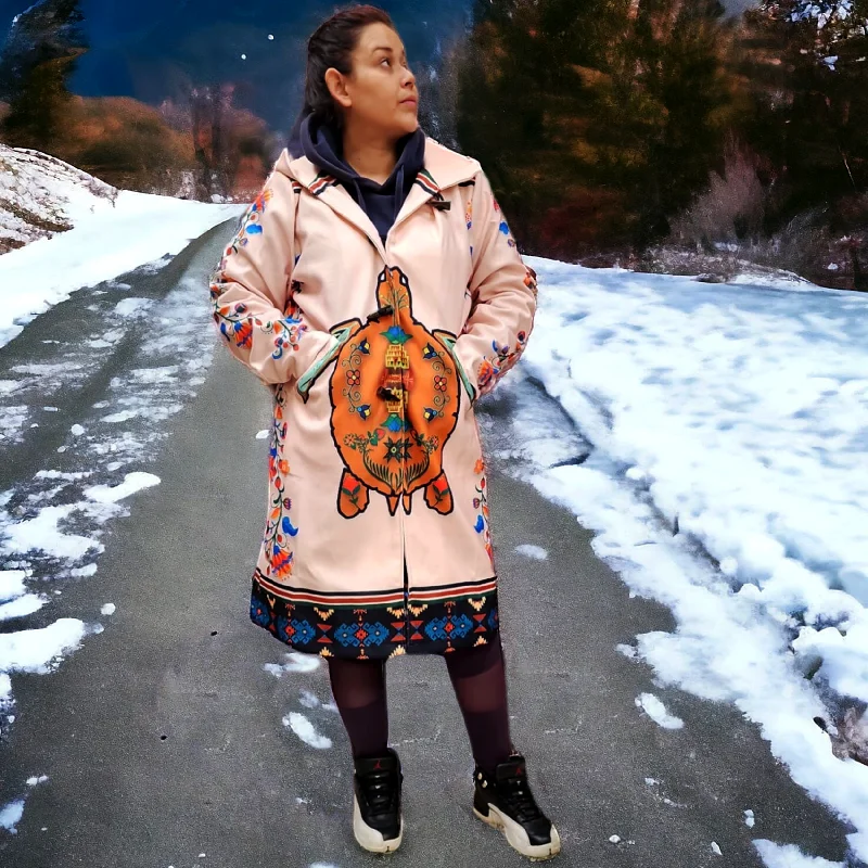 OLDTRIBES™ Blossomed Long Coat (Turtle Island)