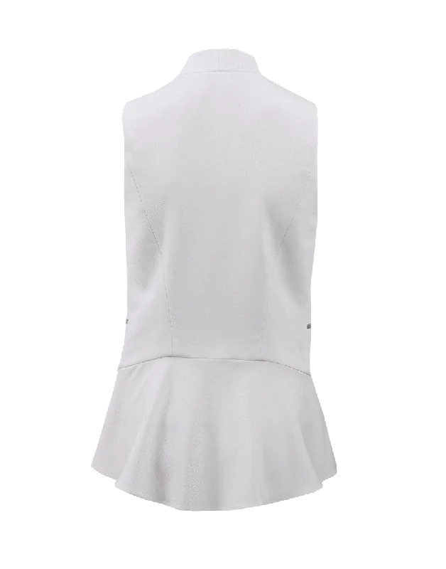 Monili Pocket Peplum Vest