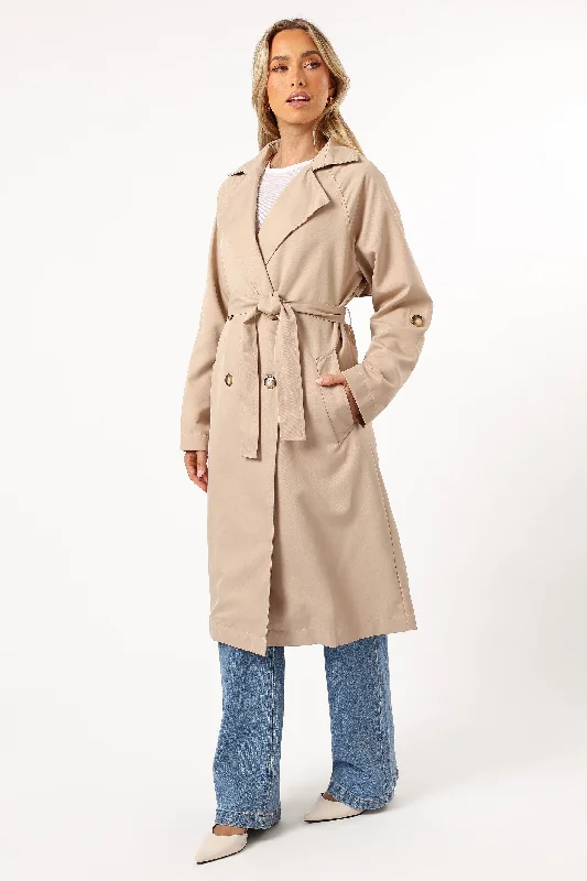 Montana Trench Coat - Beige