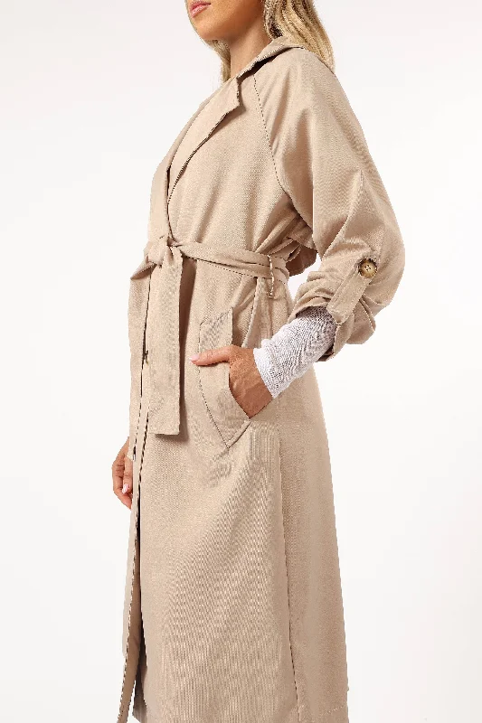 Montana Trench Coat - Beige