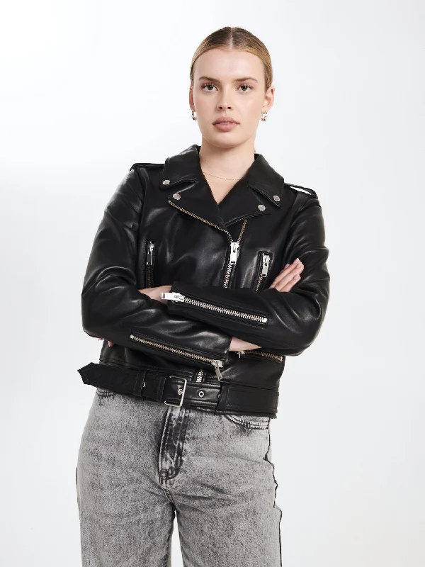 New Yorker Biker Jacket (Black)