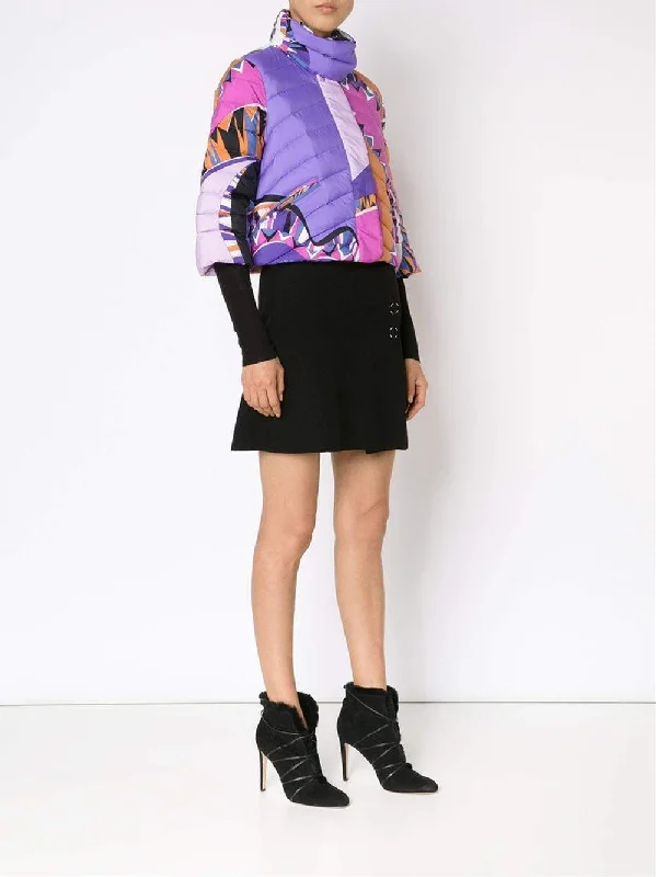 Nikki Print Puffer Jacket