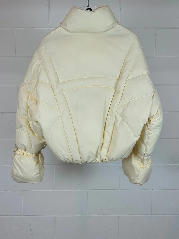 Puffer Jacket With Bow