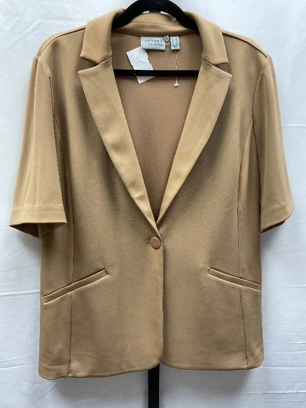 Tan Blazer Susan Graver, Size L