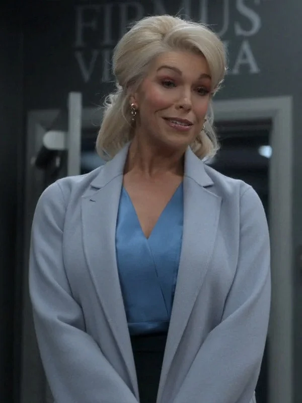 Ted Lasso Season 3 Hannah Waddingham Grey Coat