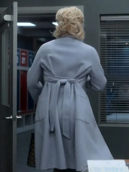 Ted Lasso Season 3 Hannah Waddingham Grey Coat