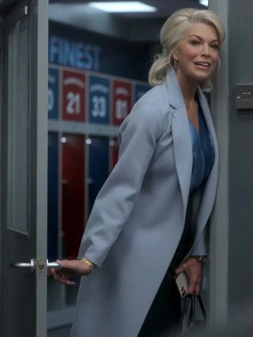 Ted Lasso Season 3 Hannah Waddingham Grey Coat