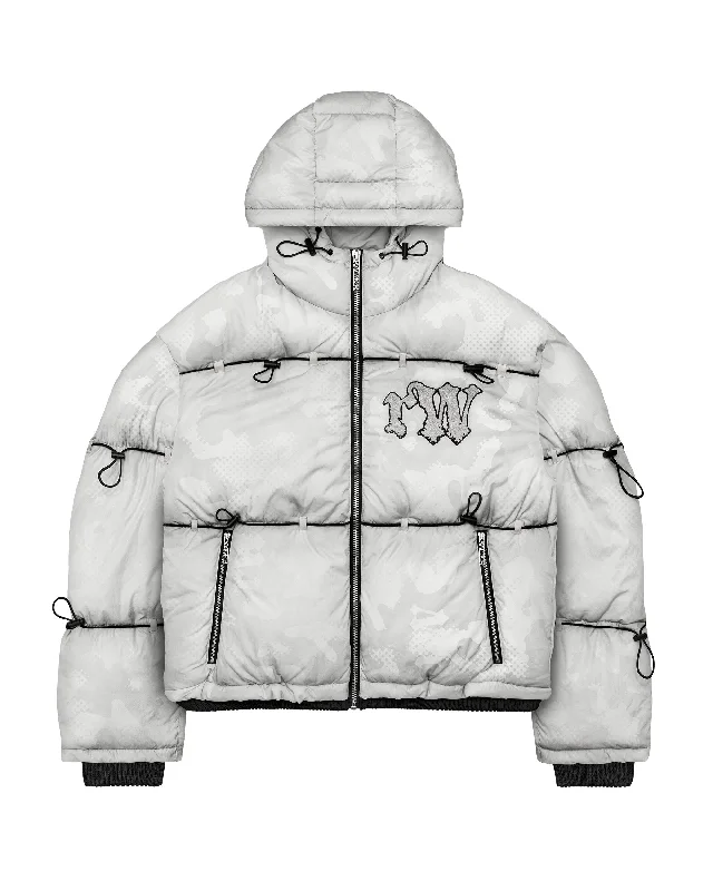 White Camo Puffer Jacket 3.0