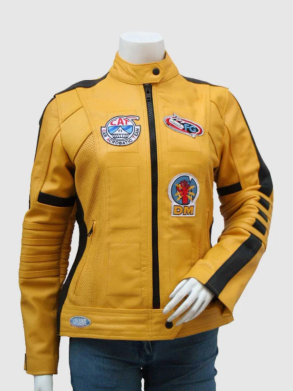 Yellow Motorcycle Jacket