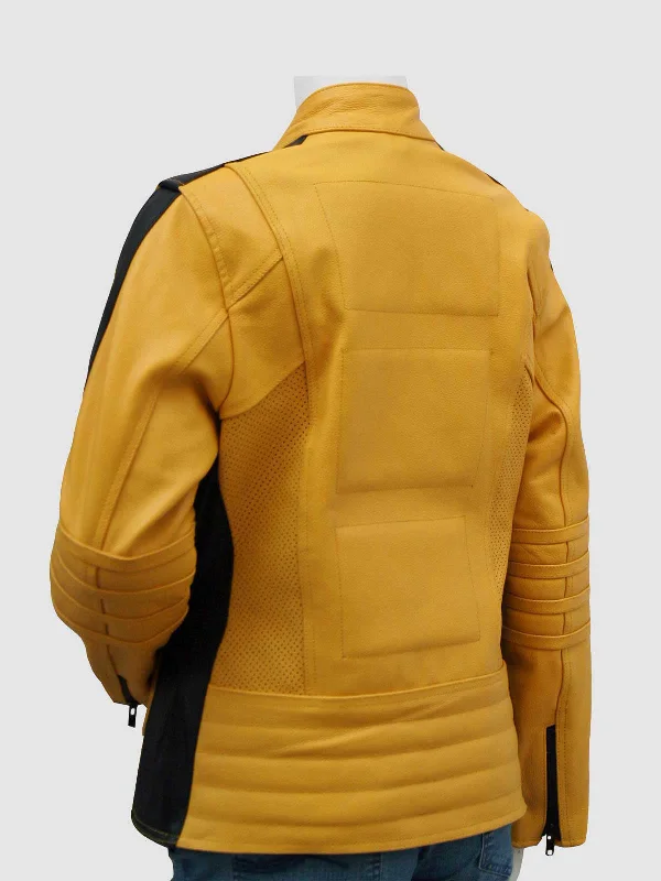 Yellow Motorcycle Jacket