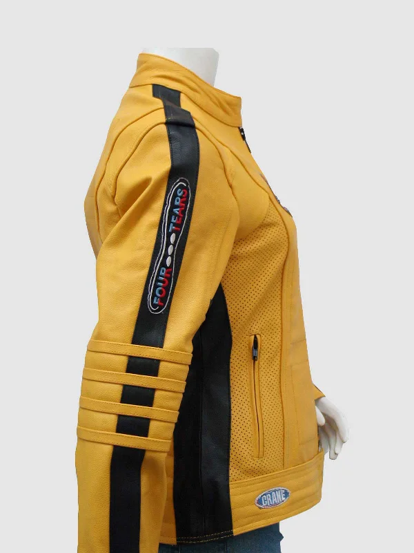 Yellow Motorcycle Jacket