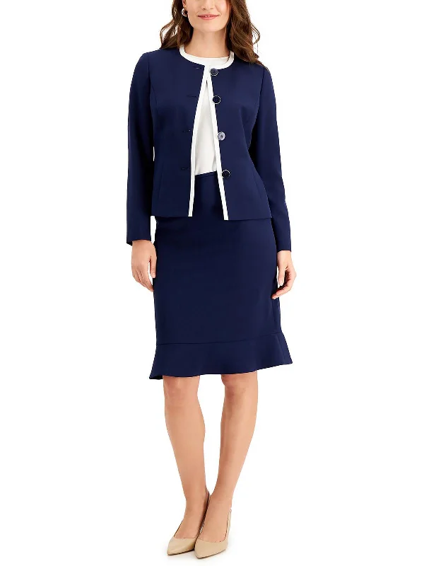 Womens 2PC Business Skirt Suit