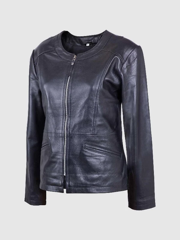 Classic Black Motorcycle Jacket