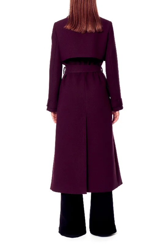 WOOL COAT ""COLETTE"" IN PURPLE