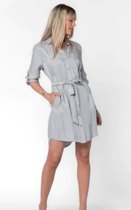 Anita Baby Baby Blue Shirt Dress