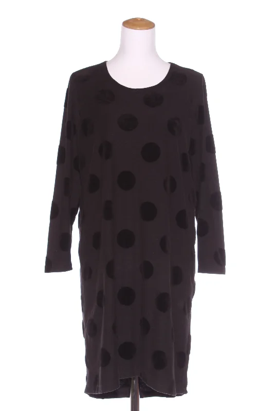 FOIL - Velvet flocked spot dress! 10