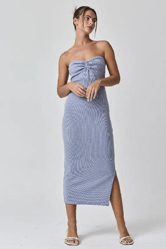 Layla Twist Front Midi Dress