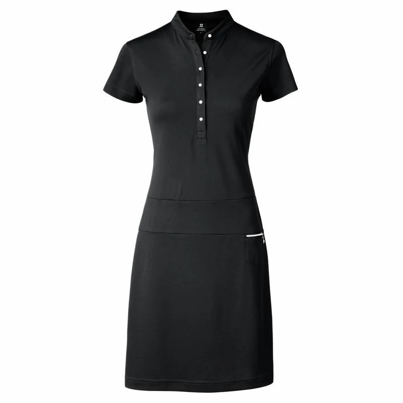 New Daily Sports Selena Cap Sleeve Golf Dress - Black Size XS MSP$119