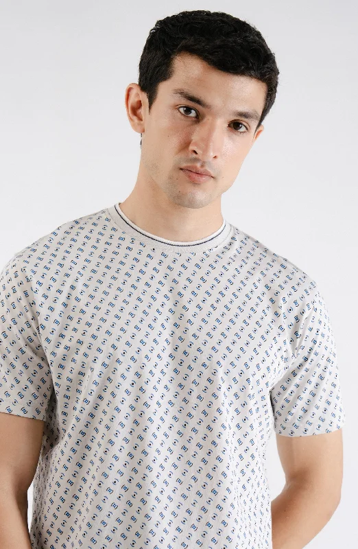 Sand All Over Printed Tee Shirt