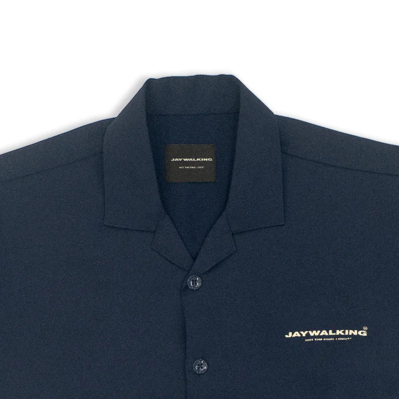 CUBAN SHIRT IN NAVY [UNISEX]