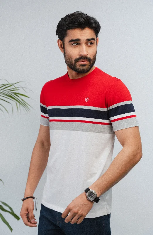 Striped T-Shirt - White