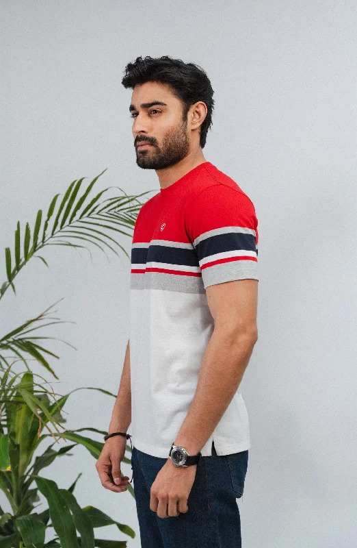 Striped T-Shirt - White