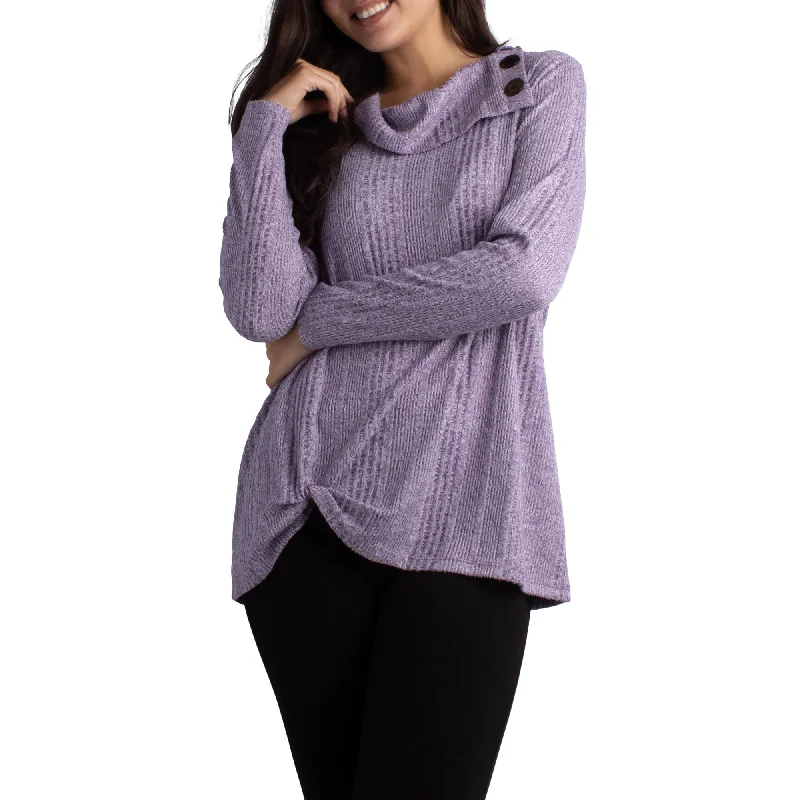 lily morgan Women's Button Collared Sweater