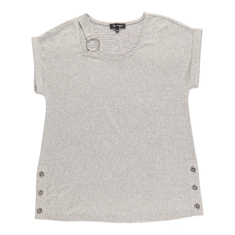 lily morgan Women's Tee with Ring Detail