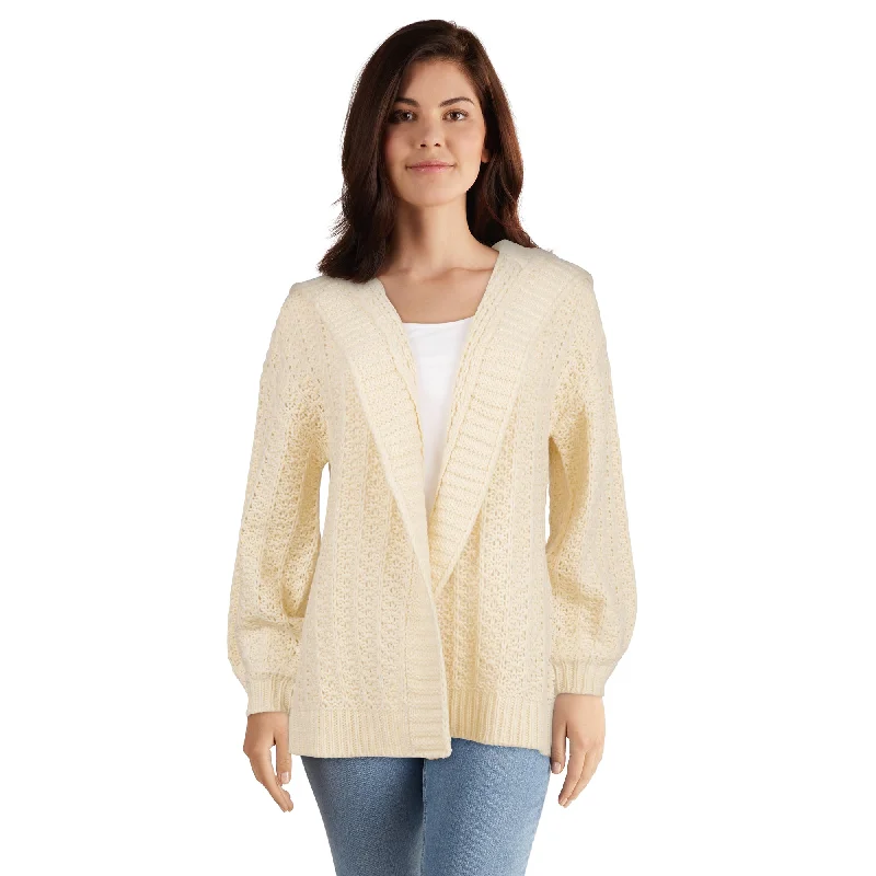 mySTYLE Women's Hooded Cardigan