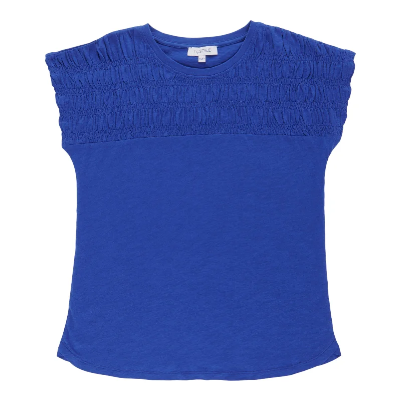 mySTYLE Women's Smocked Tee